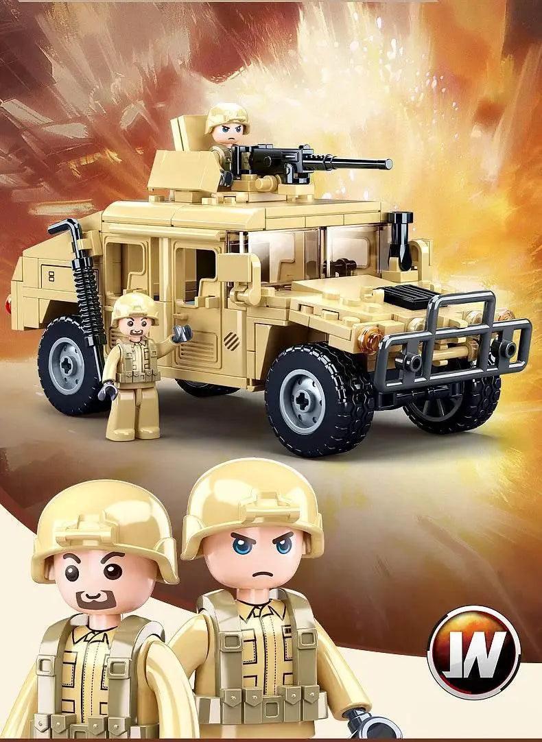  MOC 265PCS WW2 Military SWAT H2 Assault Vehicle Building Blocks -  ToylandEU™