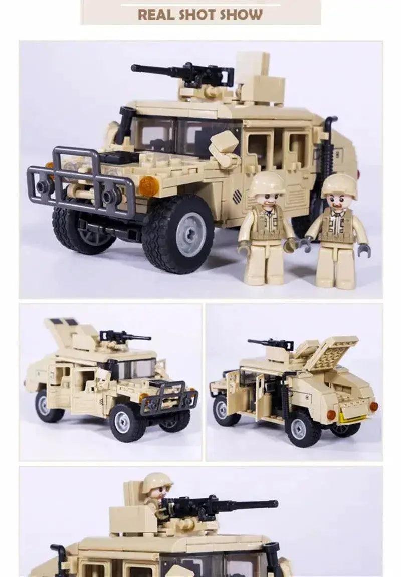  MOC 265PCS WW2 Military SWAT H2 Assault Vehicle Building Blocks -  ToylandEU™
