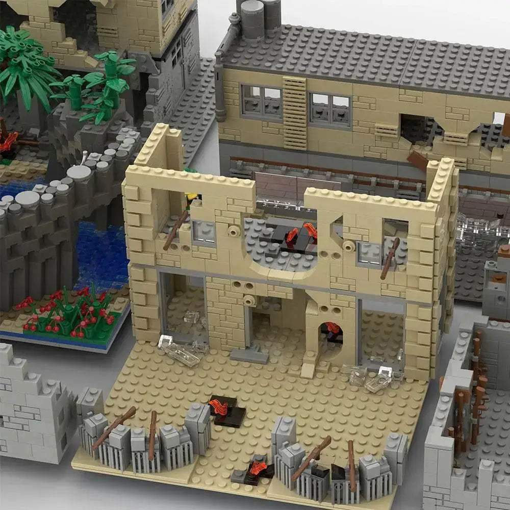  MOC WW2 Military Trench Building Blocks Kit War Scene Toys -  ToylandEU™