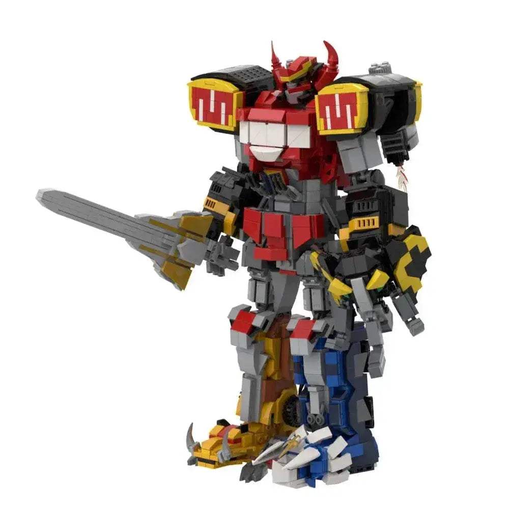  MOC MOC Zord Dino Mecha Model Building Blocks Megazord Gift Building Bricks MOC -  ToylandEU™