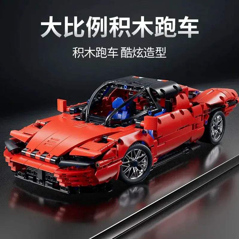 Building Block Sports Car Toy Kit For Kids Diy Gift - ToylandEU