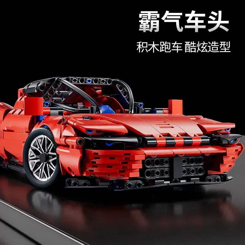 Building Block Sports Car Toy Kit For Kids Diy Gift - ToylandEU