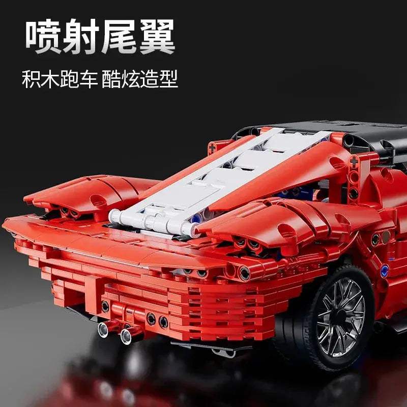 Building Block Sports Car Toy Kit For Kids Diy Gift - ToylandEU