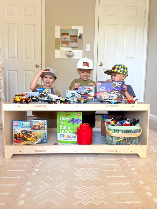 Building Block Table | Finger Joint | Toylandeu™
