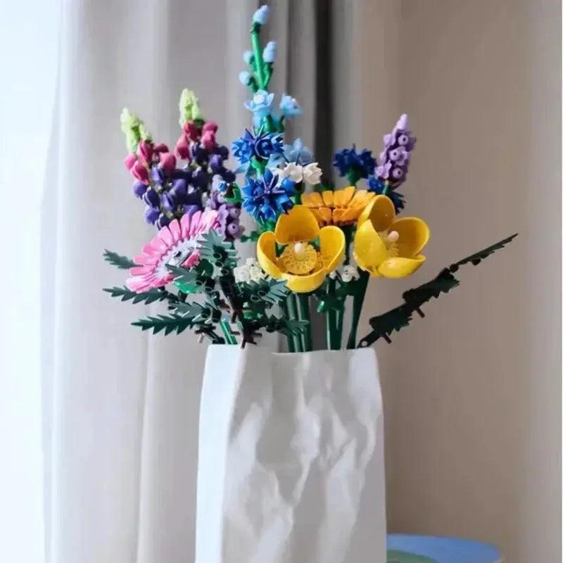  Building Blocks Bouquet Romantic Wildflower 939pc Set -  ToylandEU™