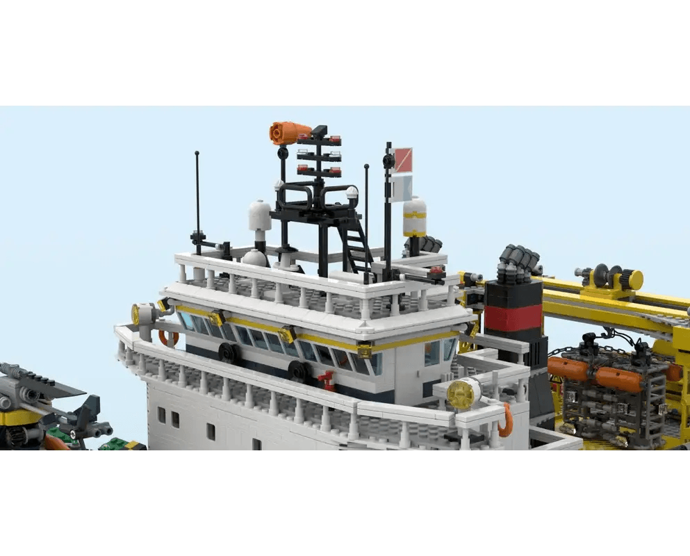  Building Blocks Catamaran Research Vessel Set STEM Kit -  ToylandEU™