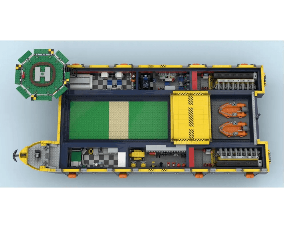  Building Blocks Catamaran Research Vessel Set STEM Kit -  ToylandEU™