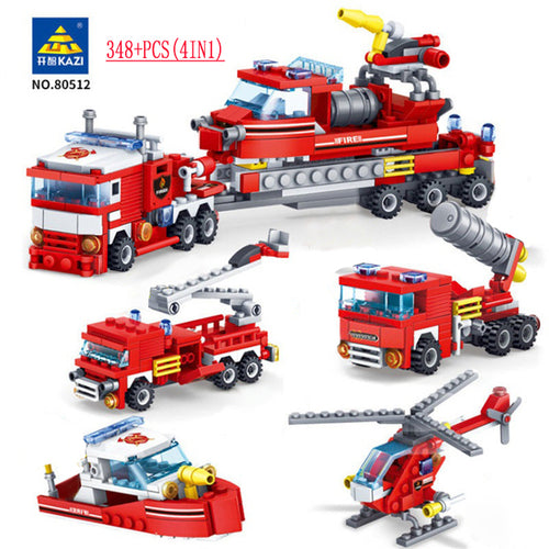 City Fire Station Building Blocks Model - 774pcs Toy Set ToylandEU.com Toyland EU