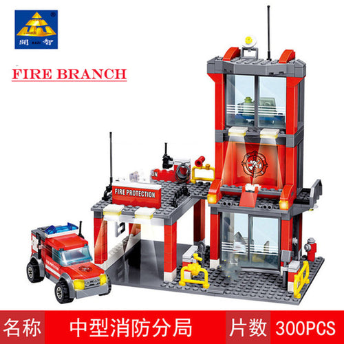 City Fire Station Building Blocks Model - 774pcs Toy Set ToylandEU.com Toyland EU