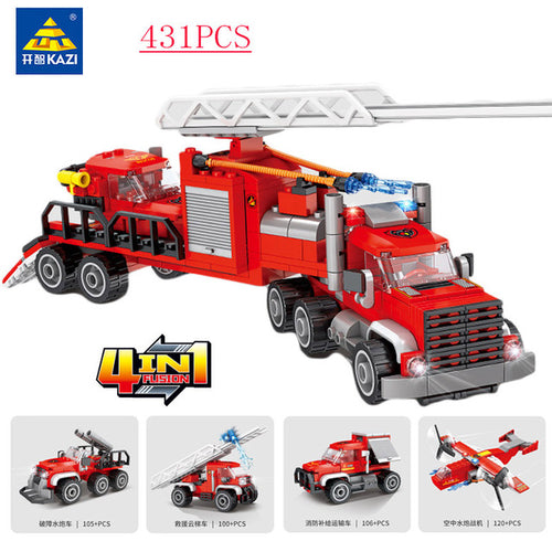 City Fire Station Building Blocks Model - 774pcs Toy Set ToylandEU.com Toyland EU