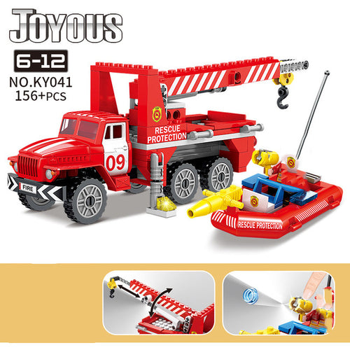 City Fire Station Building Blocks Model - 774pcs Toy Set ToylandEU.com Toyland EU