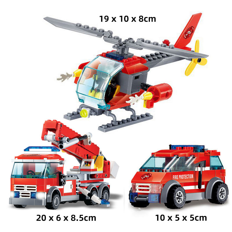 City Fire Station Building Blocks Model - 774pcs Toy Set - ToylandEU