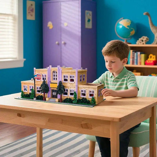  Building Blocks City Street View Set Educational Gift -  ToylandEU™