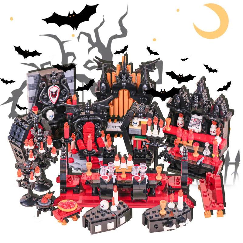 Building Blocks | Halloween Vampire Throne | Toylandeu™