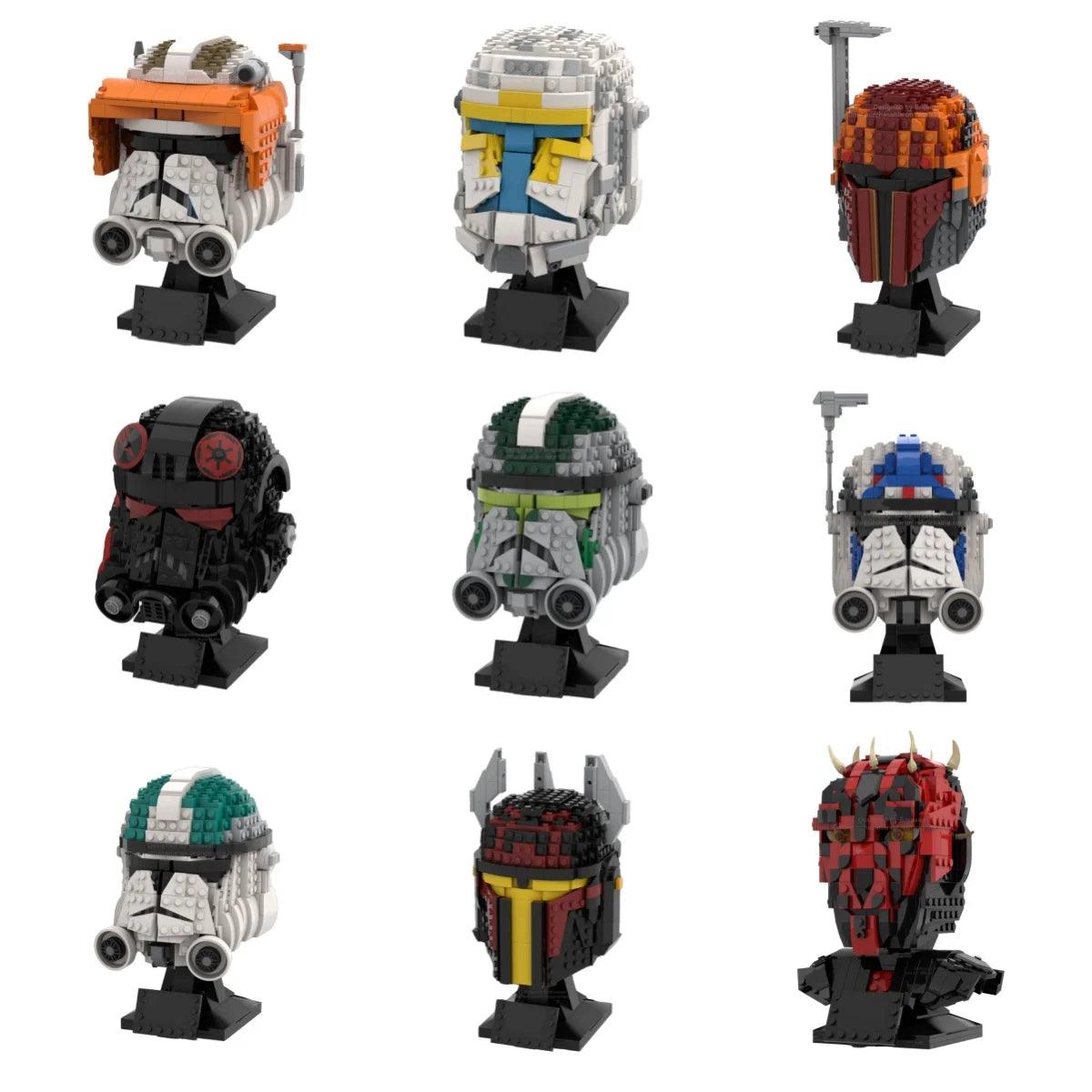 Building Blocks Helmet | Poseable Joint Compatible | Toylandeu™