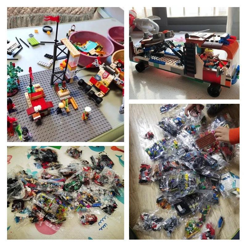 Building Blocks | Lego Compatible Small Blocks | 3000g Bulk Pack | City Theme