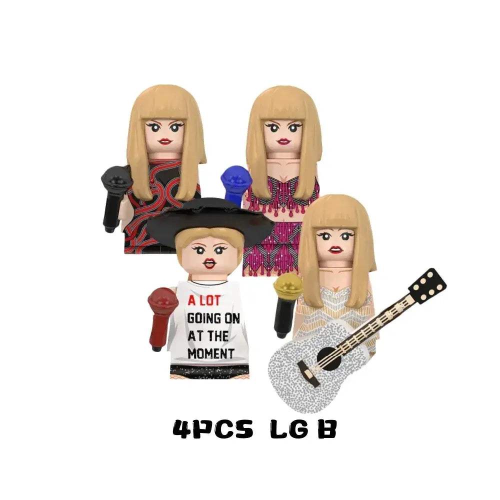 Building Blocks Mini Action Figure Sets Of Popular Singers - ToylandEU