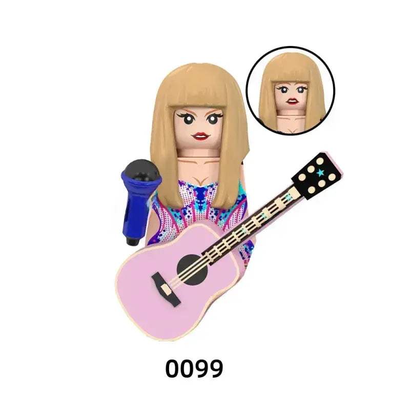 Building Blocks Mini Action Figure Sets Of Popular Singers - ToylandEU