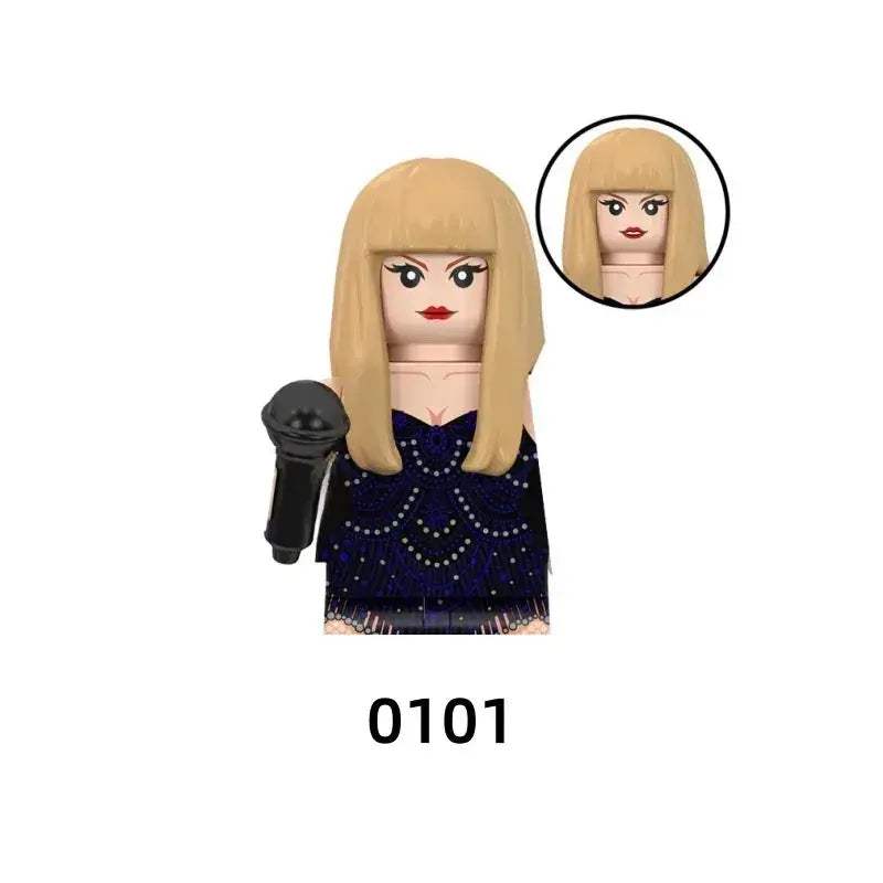 Building Blocks Mini Action Figure Sets Of Popular Singers - ToylandEU