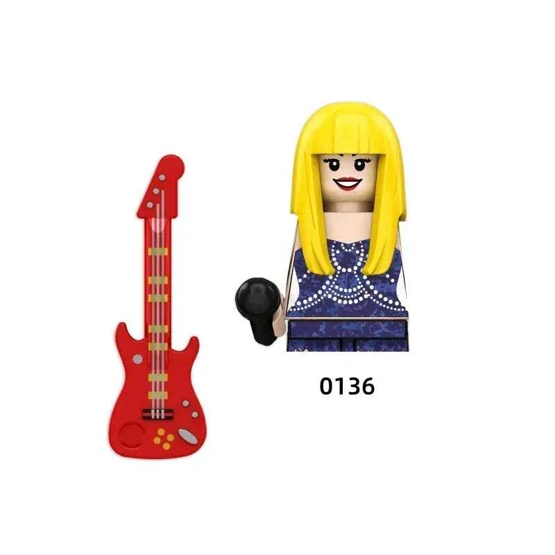 Building Blocks Mini Action Figure Sets Of Popular Singers - ToylandEU