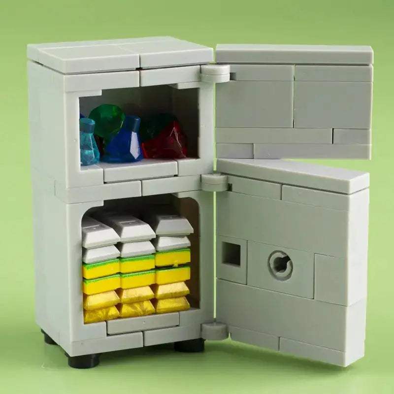 Building Blocks Money Box Treasure Chest Set Storage - ToylandEU