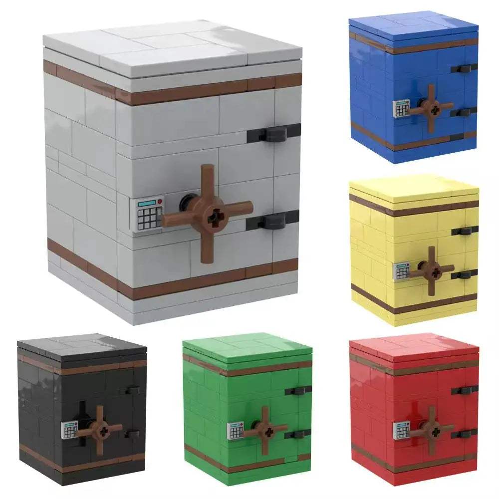 Building Blocks Money Box Treasure Chest Set Storage - ToylandEU