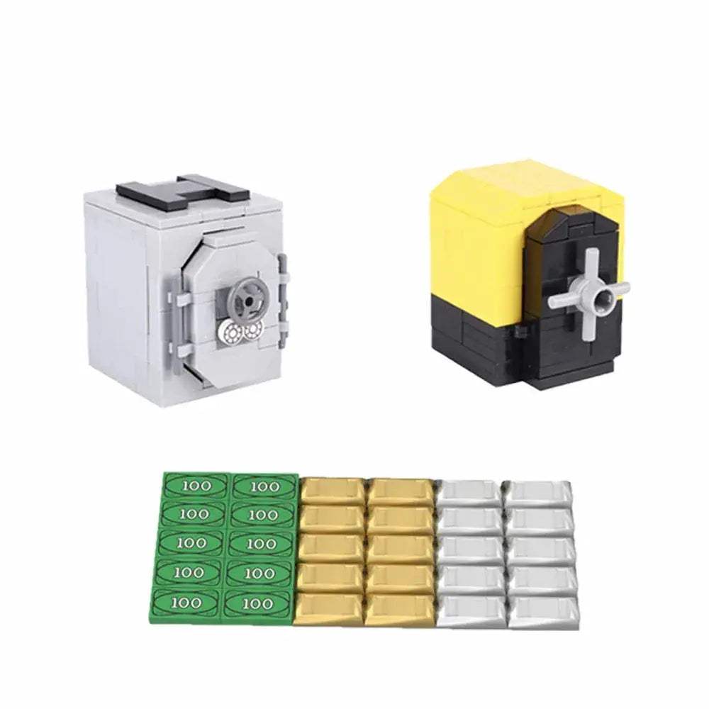 Building Blocks Money Box Treasure Chest Set Storage - ToylandEU