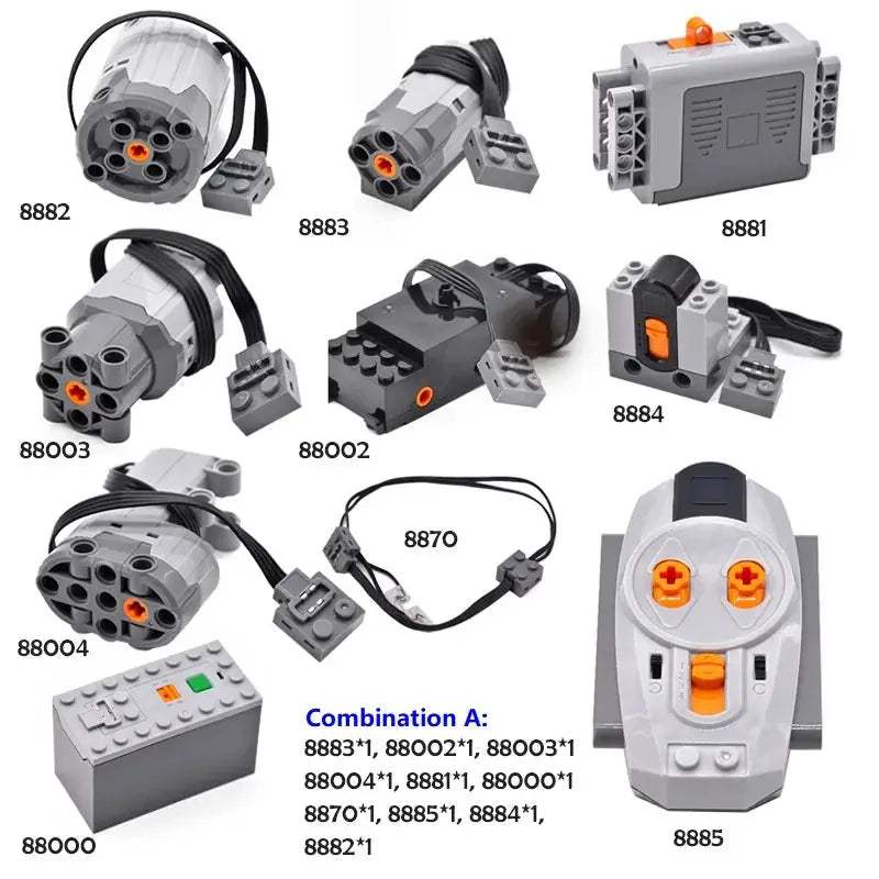  Building Blocks Motor Set Compatible With Lego Durable -  ToylandEU™