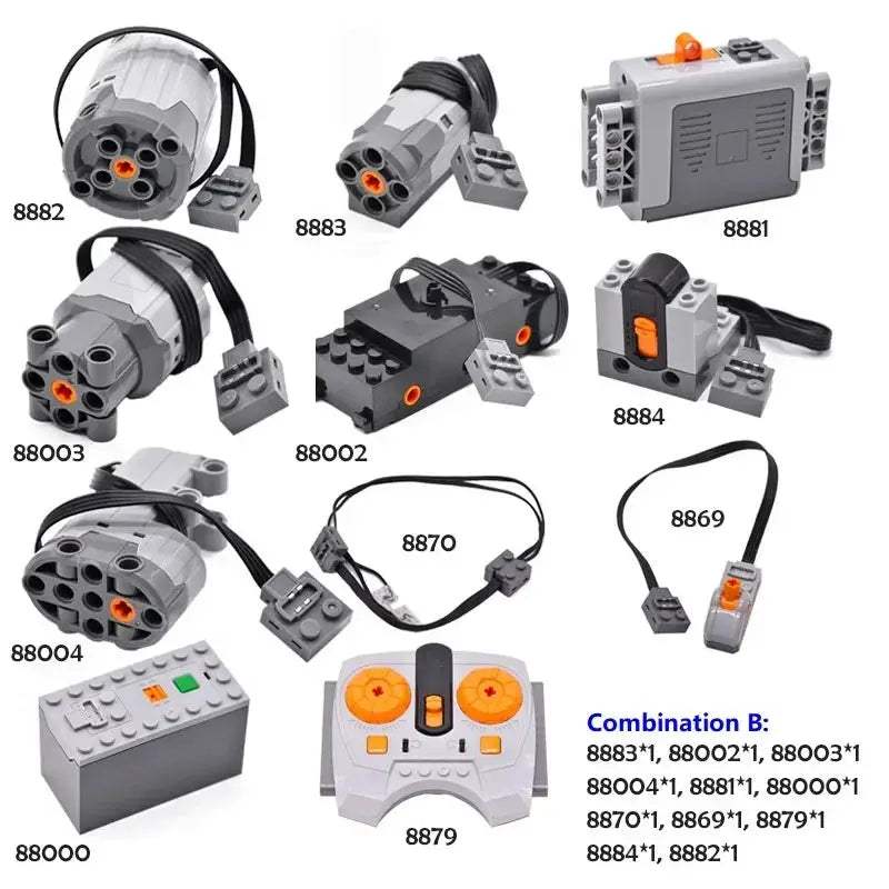  Building Blocks Motor Set Compatible With Lego Durable -  ToylandEU™
