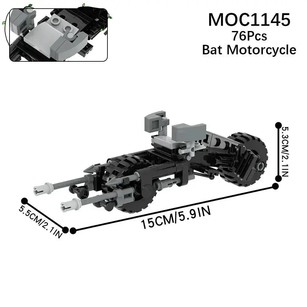  Building Blocks Motorcycle Car Set Action Figures Stem -  ToylandEU™