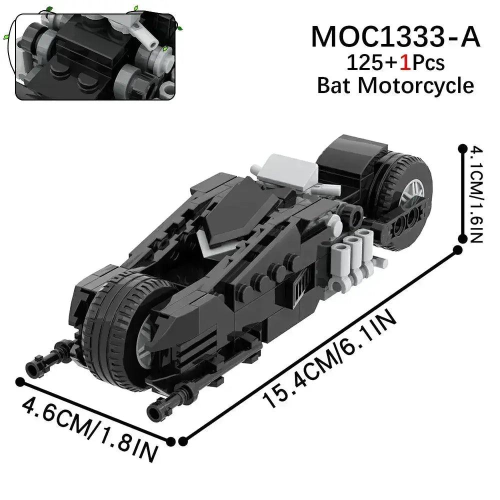  Building Blocks Motorcycle Car Set Action Figures Stem -  ToylandEU™