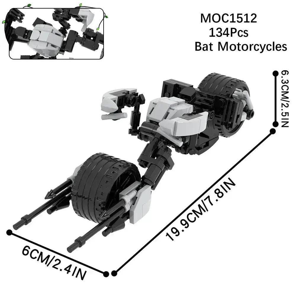  Building Blocks Motorcycle Car Set Action Figures Stem -  ToylandEU™