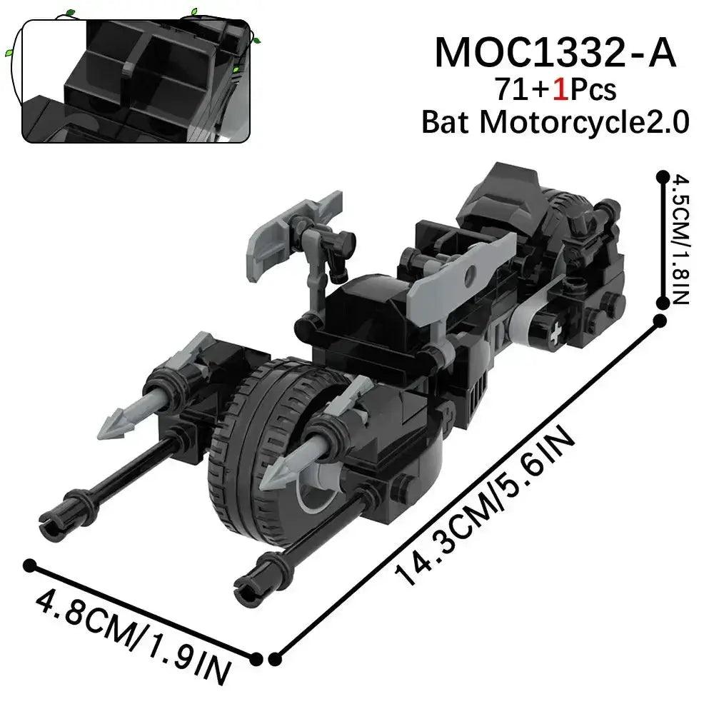  Building Blocks Motorcycle Car Set Action Figures Stem -  ToylandEU™
