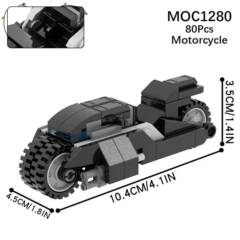  Building Blocks Motorcycle Car Set Action Figures Stem -  ToylandEU™