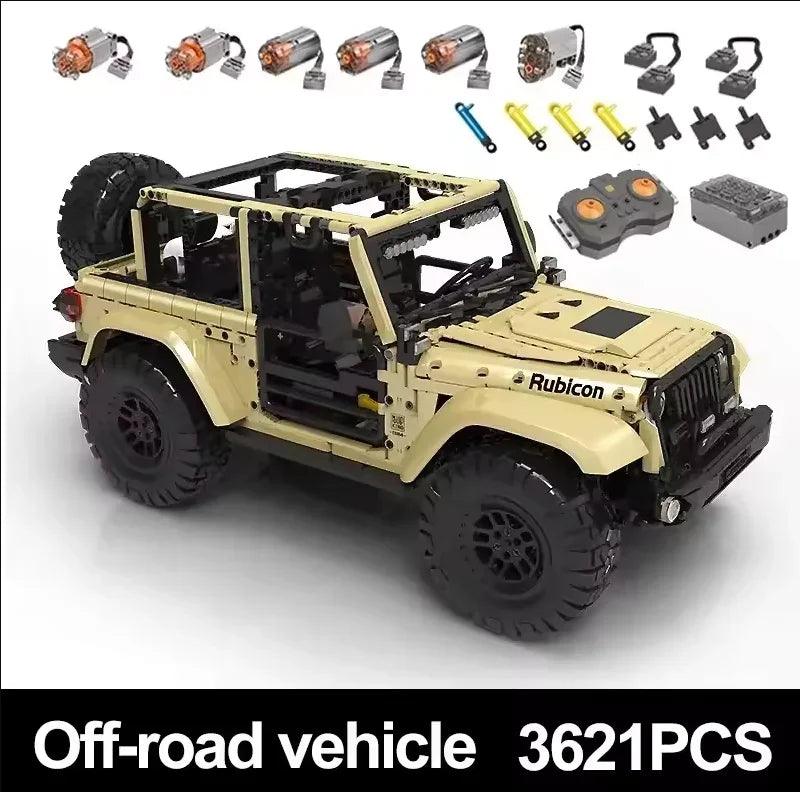 Building Blocks | Motorized RC SUV | Toylandeu™