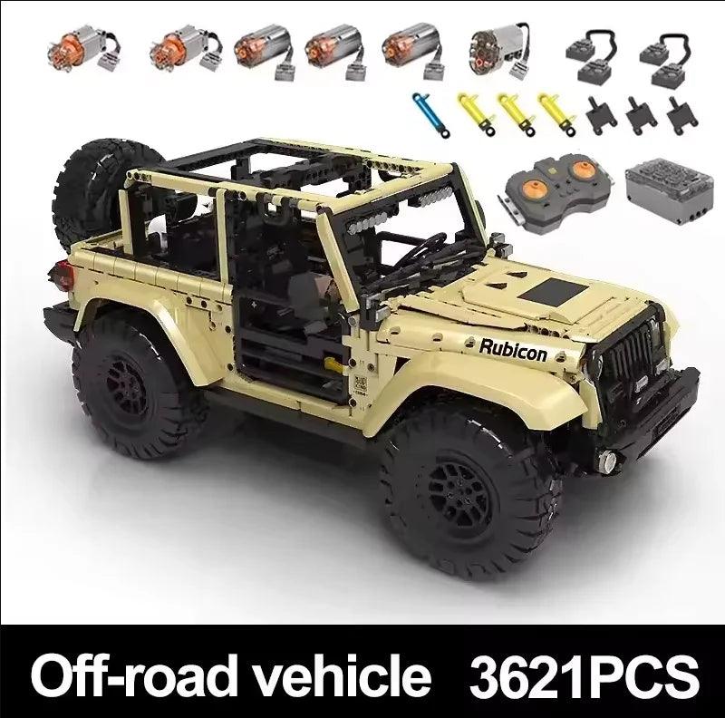 Building Blocks | Motorized RC SUV | Toylandeu™