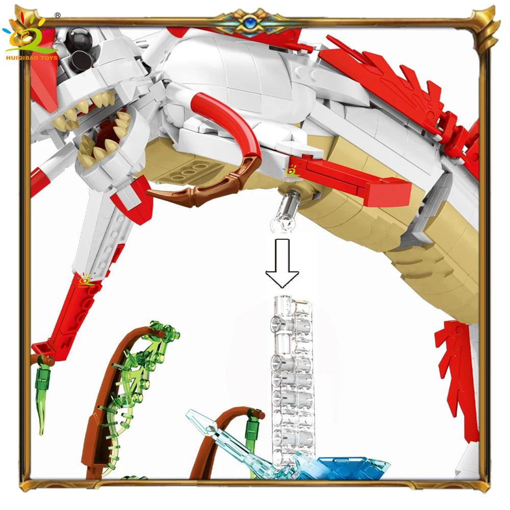 Building Blocks Set | 1355 Pieces | Lego Compatible | Deep Sea Monster