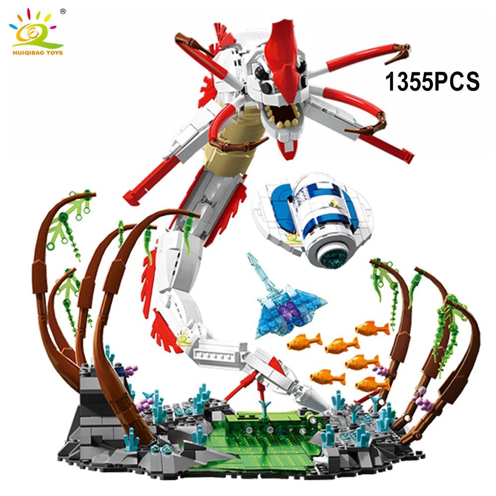 Building Blocks Set | 1355 Pieces | Lego Compatible | Deep Sea Monster