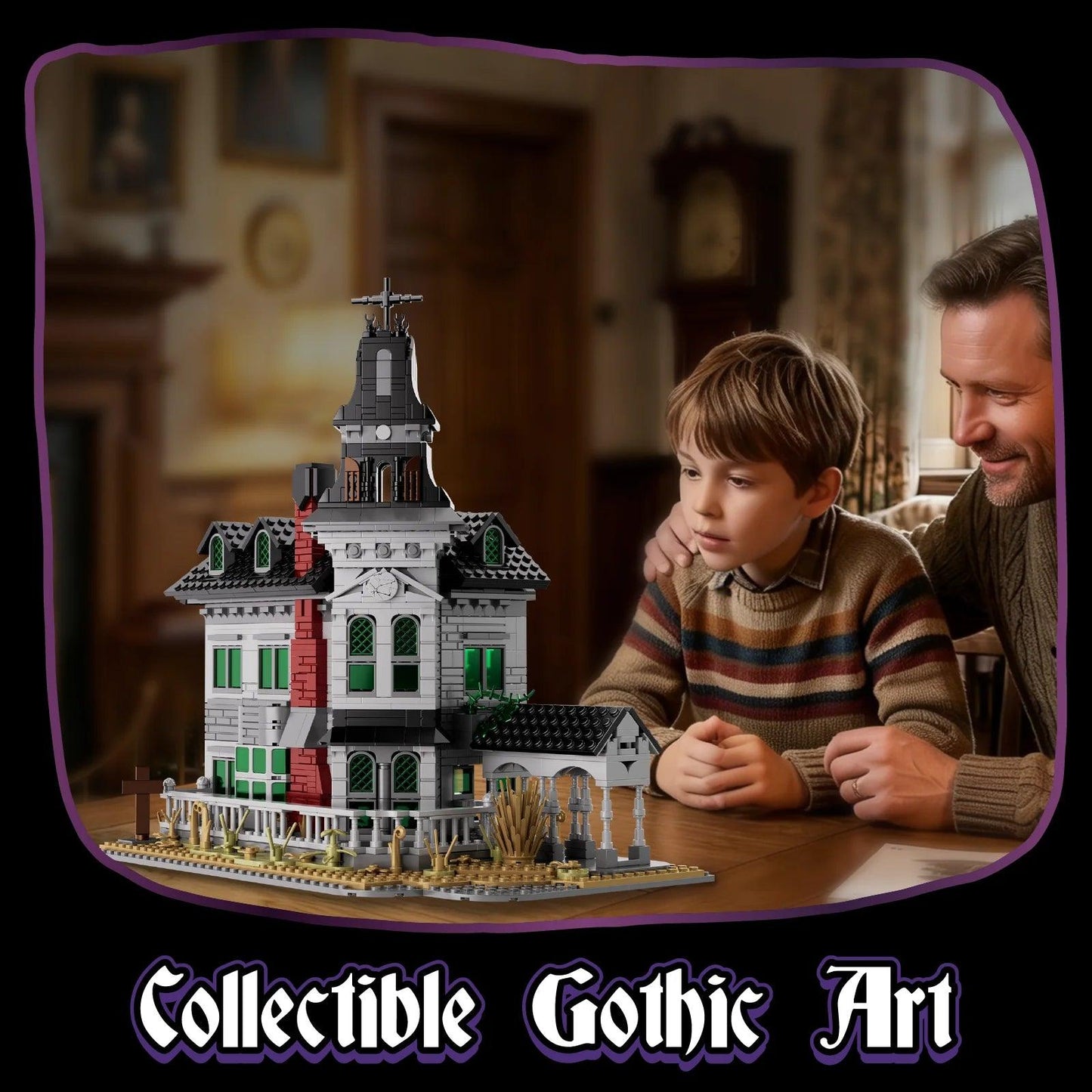  Building Blocks Set | Gothic Manor 1491PCS | Toylandeu™ 