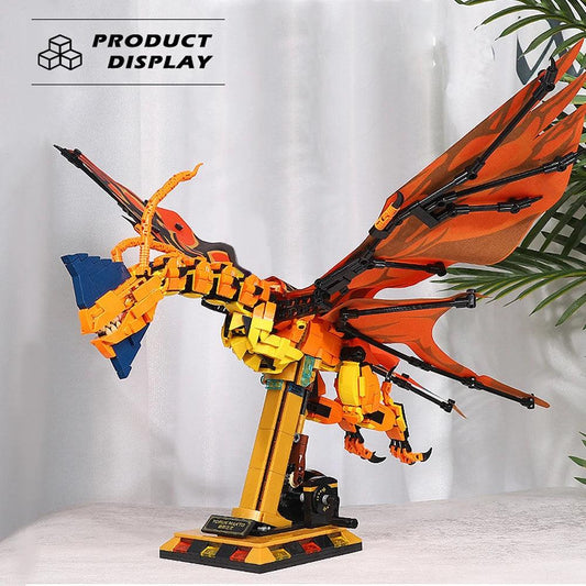  Building Blocks Set Ice Dragon 1174 Pieces | Toylandeu™ 
