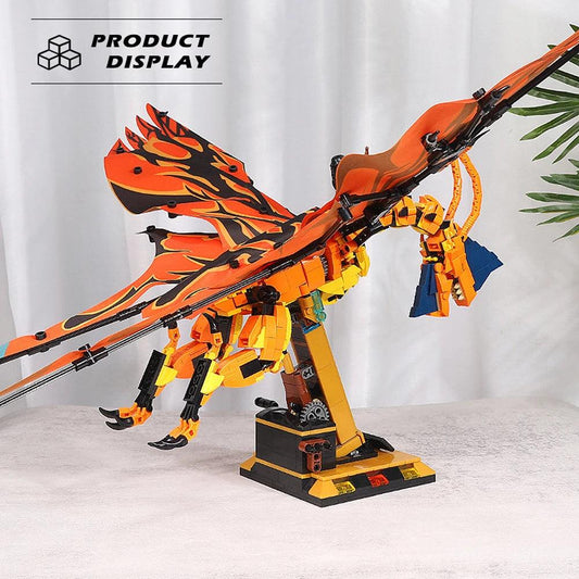  Building Blocks Set Ice Dragon 1174 Pieces | Toylandeu™ 