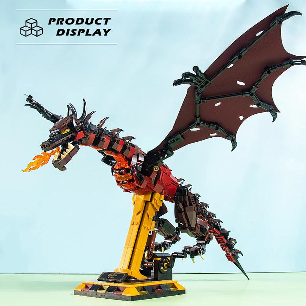  Building Blocks Set Ice Dragon 1174 Pieces | Toylandeu™ 