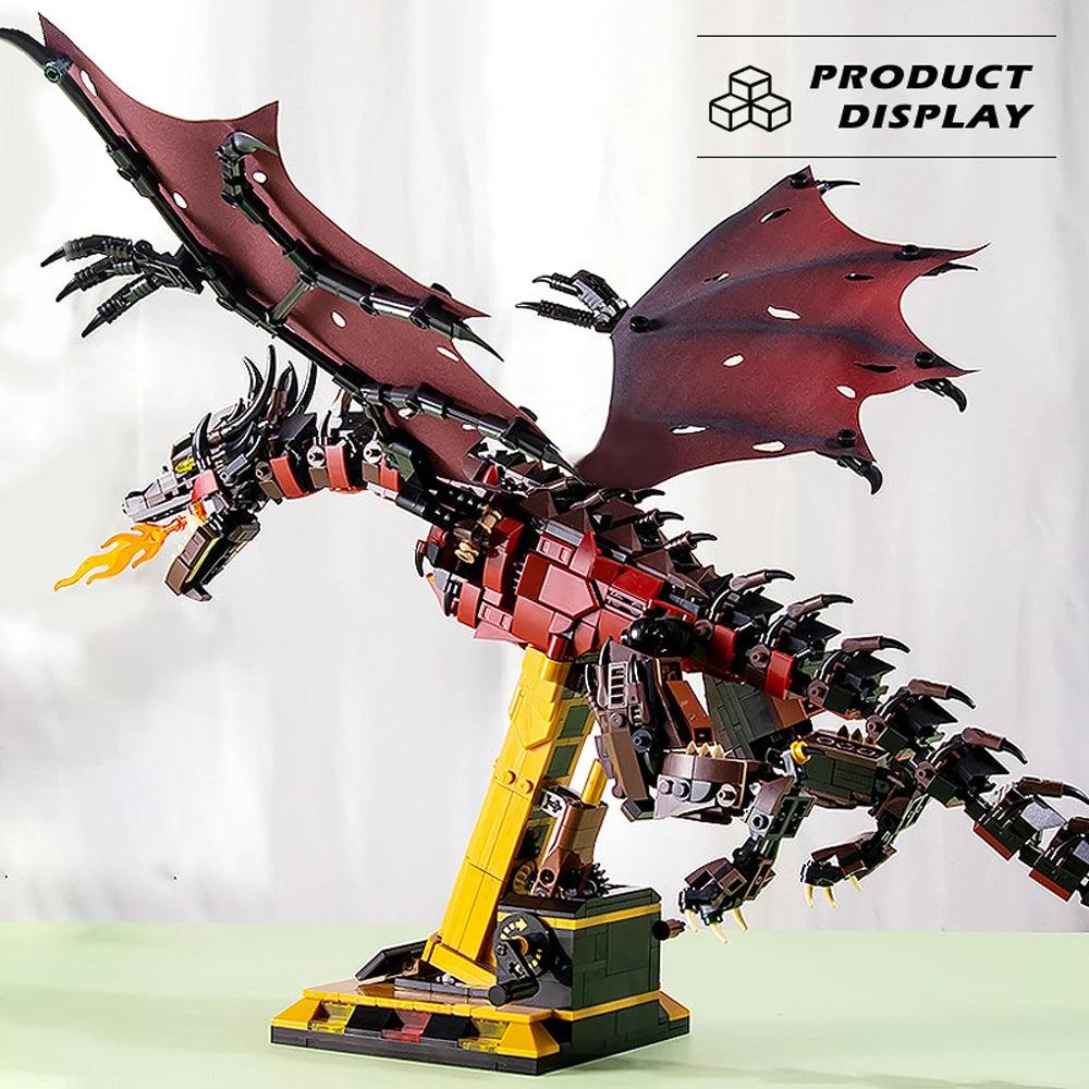  Building Blocks Set Ice Dragon 1174 Pieces | Toylandeu™ 