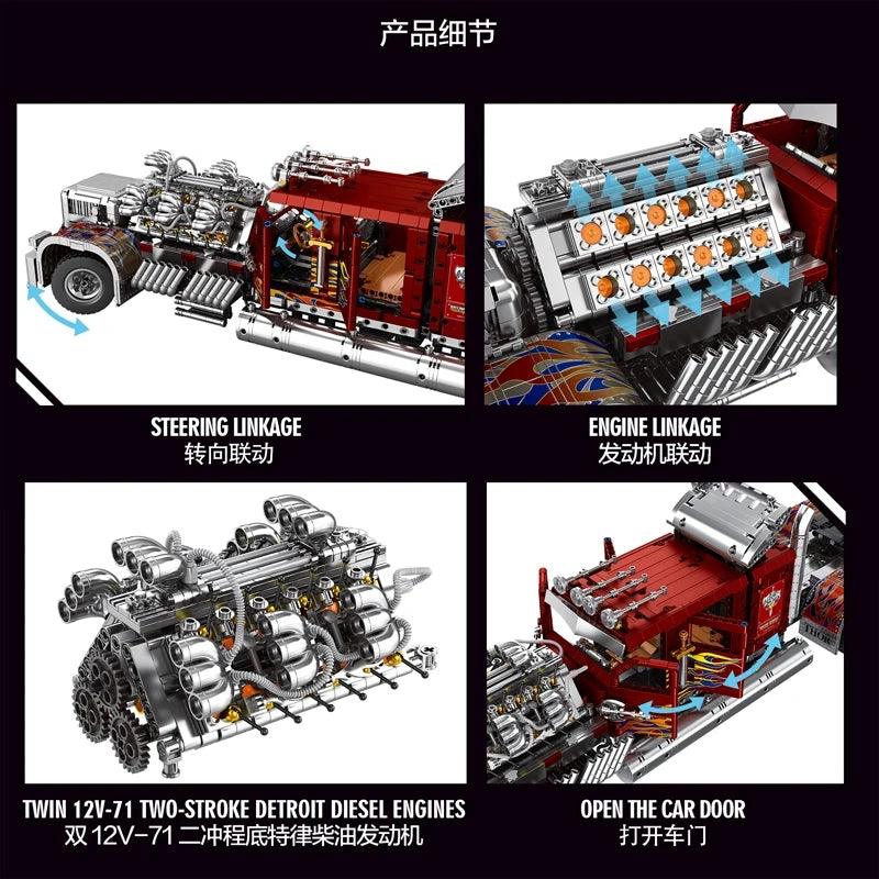 Building Blocks Set | Lego Compatible Heavy Truck 3485pcs | Toylandeu™