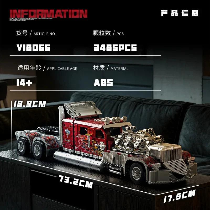 Building Blocks Set | Lego Compatible Heavy Truck 3485pcs | Toylandeu™