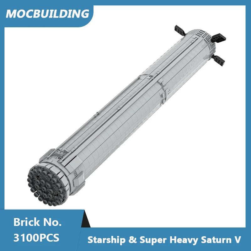  Building Blocks Set Saturn V 110 Scale Toylandeu 