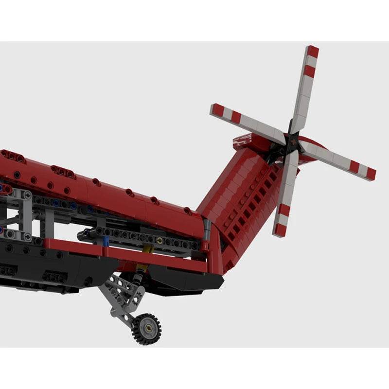 Строителни блокове Sikorsky S-58 Дисплей Модел Направи си сам Сглобяване - ToylandEU