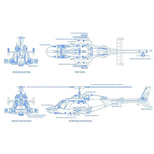  Building Blocks Special Ops Helicopter DIY Set For Kids -  ToylandEU™