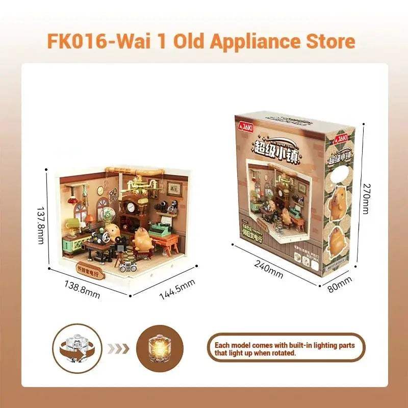 Building Blocks Street Scene General Store Model Lego Compatible Gift - ToylandEU