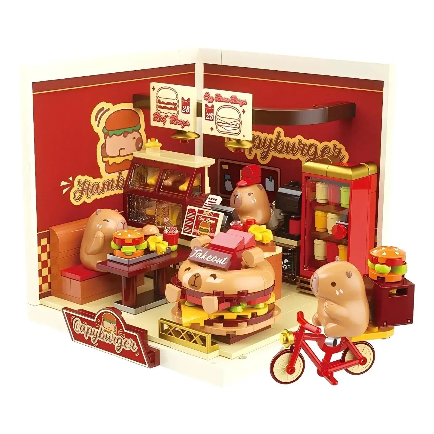 Building Blocks Street Scene General Store Model Lego Compatible Gift - ToylandEU